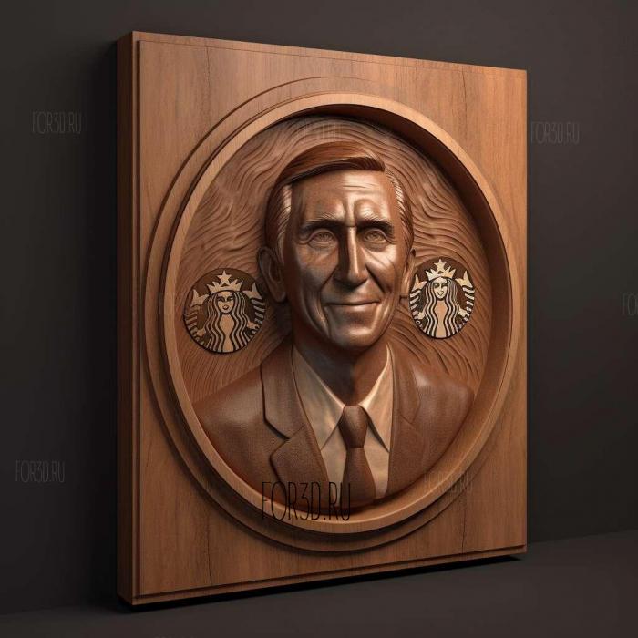 Howard Schultz 2 stl model for CNC